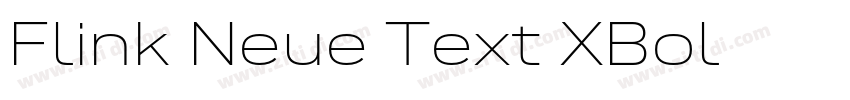 Flink Neue Text XBol字体转换 Flink Neue Text XBol字体转换